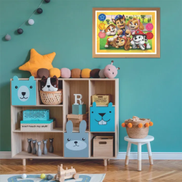 Clementoni - Puzzle Pat' Patrouille - 104 Pièces - 38 x 27 cm - Images Captivantes des Personnages Préférés pour Enfants