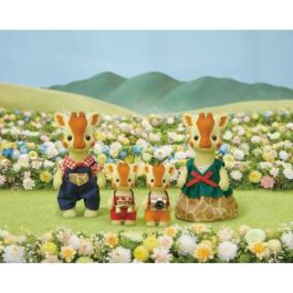 Sylvanian Families Famille Girafe 4 Personnages Vêtements Amovibles