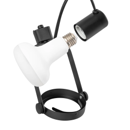 Faisceau lumineux monophasé E27 sans ampoule Noir HO-FC-E27-B