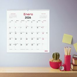 calendrier mural Finocam Multicouleur Papier 30 x 30 cm