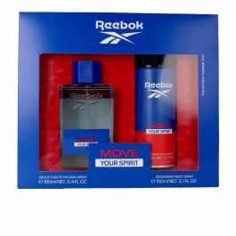 Reebok Move Your Spirit Eau de Toilette 100ml + Déodorant 150ml pour Homme Lot de 2 pièces