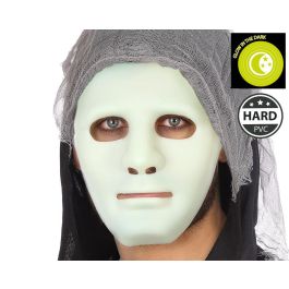 Masque de Fantasma Blanc Brillant dans le Noir en PVC pour Costume d'Halloween, Accessoire Adulte Precio: 10.5. SKU: S1130449
