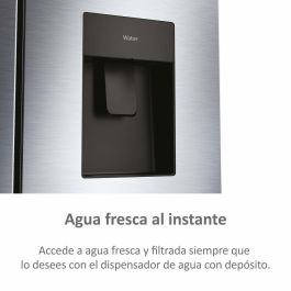 Réfrigérateur Combiné Haier HFR5719EWMG 190 Argenté