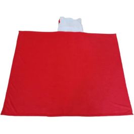Hello Kitty Manta polar con capucha 3D Roja 120 x 150 cm HEL3700891711036