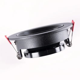 LUM Downlight Rond GU10 Noir Sans Douille/Ampoule LUM-YC396A16