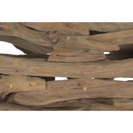 Suspension Home ESPRIT Noir Naturel Bois Fer bois de teck 50 W