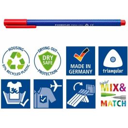 Ensemble de Marqueurs Staedtler Triplus Multicouleur 10 Pièces