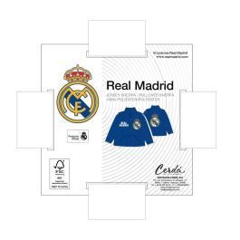 Sweat-shirt à capuche fille Real Madrid C.F. Bleu