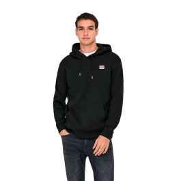 Sweat à capuche homme Only & Sons Onsdawson Reg Hoodie Vd Noir