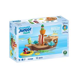 Playmobil 71769 Peter Pan et Bateau Pirate Junior Disney, 12 pièces, dès 12 mois