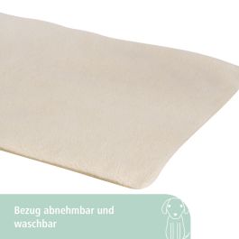 Kerbl Coussin Theo Autochauffant pour Chien - Beige - 75 x 50 x 3 cm