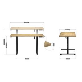 Bureau Mark Adler MA-LEADER 7.0 Noir Bronze