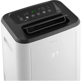 Sencor SDH 3028WH - Déshumidificateur Intelligent Mobile 30 L Wi-Fi, Contrôle Application, 30 L/jour, Séchage Vêtements, 5-32 °C, Pour Pièces 30 à 89 m²