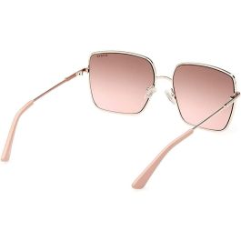 Guess Gafas GU7866 32F Lunettes de Soleil Femme Monture Dorée Verres Dégradés Marron Carrées 140mm