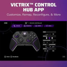 PDP Victrix Pro Manette Sans Fil BFG Noir pour Xbox Series X|S, PC, PS4, PS5