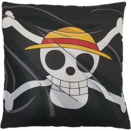 One Piece Coussin Double Face Luffy et sa Tripulation Microfibre Carré 40x40 cm AABAE57943