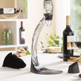 Décanteur à Vin Professionnel avec Support Tour et Base Anti-goutte Winair InnovaGoods