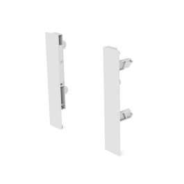 HERRAJES ALK Jeu de Fixation Frontale Qube H90 H120 H185 Blanc Hauteur H185