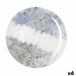 Plat pour pizza Bidasoa Polaris Hydrozero Beige Céramique Ø 30 cm (6 Unités)