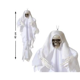 Fantôme décoratif avec squelette blanc de 40 cm - Décoration fantôme effrayante pour Halloween et fêtes Precio: 10.6899996. SKU: B18E4G7V6J