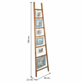 Cadre Photos Alexandra House Living Naturel Bois d'épicéa 2 x 180 x 46 cm Escalier