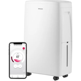 Sencor SDH 1028WH - Déshumidificateur mobile intelligent Wi-Fi 10L/jour, contrôle par application, pour pièce 18-35 m2, 43 dB Precio: 185.652. SKU: B15E4EHN58