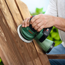 Bosch EasyOrbit 18V10 - Ponceuse excentrique sans fil 125 mm 18 V - Kit avec 1 batterie 2.0 Ah et chargeur - POWER FOR ALL