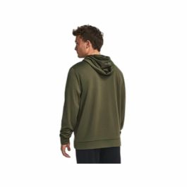 Sweat à capuche homme Under Armour Fleece Big Logo Olive