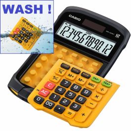 Casio Calculatrice de bureau WM-320MT-W-EC Solaire Noir/Jaune
