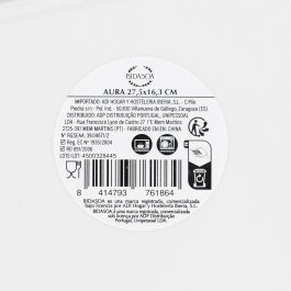 Bandeja Porcelana Aura Bidasoa 27,5x16,3 cm