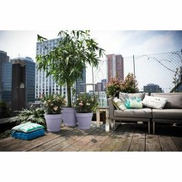 Elho Pot Loft Urban Redonda Violet L 29 x An 28,5 x Al 26 cm Extérieur 100% Recyclée ELH9202629040400