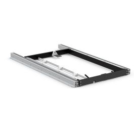 POTTKER ACE 58 Bastidor de table extensible en acier 1400mm+800mm pour plateau fixe