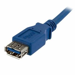 Câble USB Startech USB3SEXT1M USB A Bleu