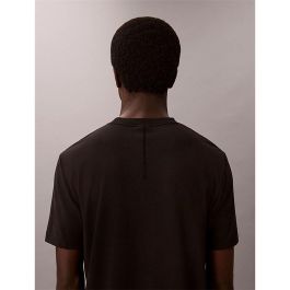 T-shirt à manches courtes homme Calvin Klein Noir 14 ans
