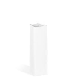 HERRAJES ALK Angle rigide Zesio H80/H100/H147/H164, Argent/Blanc, Aluminium/PVC, 90°, pour plinthe Precio: 4.5. SKU: B12ZN4FKDN