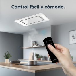 Hotte Conventionnelle Intégrable Cecotec Bolero Flux TIR 908000 Blanc Verre 90cm A++