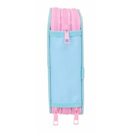 Pochette à crayons triple Frozen Bleu 12,5 x 19,5 x 5,5 cm 37 Pièces