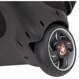 WENGER Patriot 2teiliges Buniness-Set 43.2cm 17Zoll Trolley schwarz - mit passendem Notebookkoffer 39cm 15.4Zoll