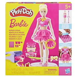 Play-Doh Set de argile à modeler Barbie Dentelle et Nœuds HASG13615X0
