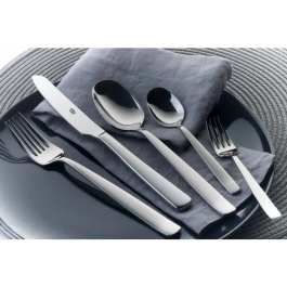 GSW Ménagère PREMIUM 893480 30 pièces en acier inox massif 18/10 - Argent pour table élégante