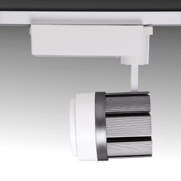 Projecteur de rail LED 30W 2700Lm 6000K "Athena" Monophasé, Ouverture 15-60°, 50000H GMD-FTL03-M-30-CW