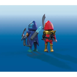 Playmobil 71833 - Figurine Les Super Héros, Héro avec Drone contre un Ninja, Jouet Enfant Montage 4 Ans et Plus, Univers Miniature