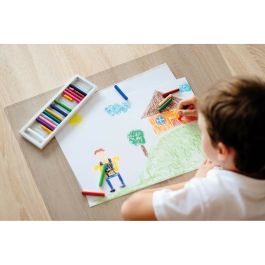 Tapis Antidérapant Durable Duraglas Bureau Transparent