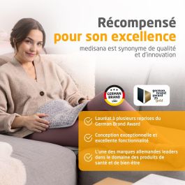 Medisana Coussin chauffant HP 516 Ultrasoft 100W 4 niveaux Gris