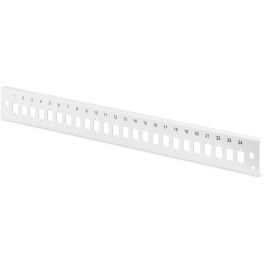 Digitus - Façade de rack 1U 24xLC, grise, pour fibre optique, compatibilité LC Duplex