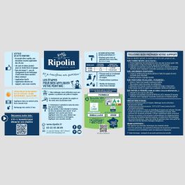 Ripolin - Peinture murale et pour plafond ILLICO 3 L - Blanc Mat - Ultra couvrante, séchage rapide 20 min - Fabriqué en France