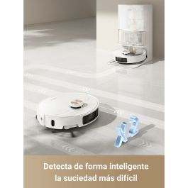 Dreame L40 Ultra Robot Aspirateur avec Mop Amovible et Relevable, Brosse Latérale Extensible et Relevable, 11000 Pa