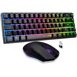 The G-Lab COMBO HYDRO - Pack Gamer 2-en-1 sans fil - Clavier membrane silencieux et souris ergonomique - Noir Precio: 72.672. SKU: B1KFS565SD