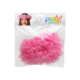 Couronne de fleurs fantaisie roses pour adulte femme, costume fée, nymphe, style bohème