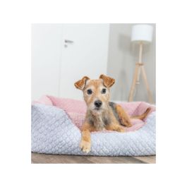 Lit pour chien Trixie Kaline Mio Gris Rose foncé 80 x 65 cm